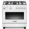 LA GERMANIA S85C21W/24 CUCINA 80x50 5 FUOCHI A GAS FORNO A GAS COLORE BIANCA