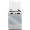 DE LONGHI DL664EX CUCINA 60X60 4 FUOCHI FORNO ELETTRICO - INOX