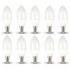 AREALED LAMPADINA CANDELA LED 10 PEZZI E14 4W LAMPADINA LAMPADA OLIVA FREDDA CALDA OPACA