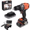 Black & Decker Trapano Avvitatore Brushless con Percussione 18V BLD683D2XK-QW Black & Decker