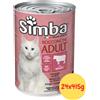Monge Simba Bocconcini Gatto Umido con Manzo 24x415g Cotti al Forno OFFERTA ULTIMI PZ