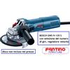 BOSCH SMERIGLIATRICE ANGOLARE GWS 9-125 S REGOLAZIONE VELOCITÀ 900 W Ø 125 115