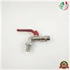 Riv Rubinetto giardino 1 pollice a sfera 1 2 3/4" per esterno giardinaggio fontana