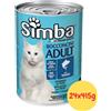 Monge Simba by Monge Bocconcini Gatto Umido Tonno 24x415g Cotti al forno. SPED GRATIS