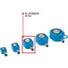 FERVI Cric idraulico a profilo ribassato 20 ton Fervi 0256/20