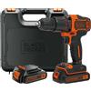 Black & Decker Trapano a Percussione a Batteria 18 v Black Decker Avvitatore BDCHD18KB