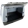 AllMyPets Trasportino Cane Porta Tappetino 100x60x65h cm Grigio - BRACCO 100 Dechome