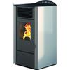 Punto Fuoco Stufa a Pellet Ventilata 9.5 kW 13.5 kg 200 m3 Bianco 901659100 LORY Punto Fuoco