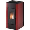 CADEL Stufa pellet Canalizzata Cristal Plus 9 Cadel Rossa 8,5kw per 90mq cod. 7025037