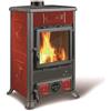 La Nordica-Extraflame Stufa a Legna 8.8 kW 252 m3 Bordeaux Rossella R1 BII La Nordica-Extraflame