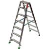 FACAL Scala in Alluminio Dupla Doppia Salita 6 Gradini Portata 150 Kg 154 cm D-6 Facal
