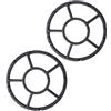 2 Pcs Rack Wok Griglia Fornello Gas in Ghisa Supporto Per Cucina