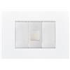 TECNOSWITCH LAMPADA NOTTURNA SEGNAPASSO DIMMERABILE TOUCH PER BTICINO VIMAR GEWISS 1 MODULO
