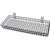 Cestello Portaoggetti Sospeso in Filo Metallico, Scaffale Portaoggetti Da Parete