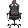 ASUS ROG CHARIOT X CORE Sedia Gaming Ergonomica, Supporto Lombare Integrato, Braccioli 4D Regolabili, Poggiatesta Imbottito, Passante per riporre gli Accessori, Disponibile in 3 Colori, Nera