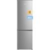 COMFEE' RCB359IX2 262L Frigorifero Combinato, Alto 177,5 cm, Tecnologia Low Frost, Silenzioso 39 dB, Illuminazione LED, Termostato Regolabile, 197L Frigo + 65L Congelatore, Inox