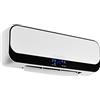 Olimpia Splendid 99261 Caldo Up T WiFi - Termoventilatore Ceramico a Parete con Telecomando e Timer settimanale 2000 W, 220-240 V, Bianco - Esclusiva Amazon