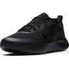 Nike Wearallday, Scarpe Donna, Nero, 35.5 EU