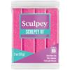 Sculpey Argilla polimerica 2 Oz PNK GLTTR, Rosa Glitter