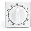 Fox Run 4286 Timer quadrato, 60 minuti, bianco