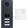 DoorBird - Kit d2103 V-ral7016 + a1061 W - Portier Video Ip 3 sonnettes + Campanello