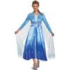 Disguise Women's Disney Elsa Frozen 2 Deluxe Adult Costume, Blue, Small
