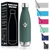 HoneyHolly Borraccia Termica Bambini, 500ML Acciaio Inossidabile 18/8, Borraccia Termiche, Senza BPA, Bottiglia Termica A Prova di Perdite, Termos per Scuola, Campeggio, Sport, Borracce