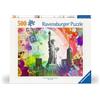 Ravensburger New York Postcard 500 Piece Jigsaw Puzzle for Adults - 12000368 - H