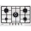 CANDY Piano Cottura CHW74WX a Gas 5 Fuochi Gas Colore Acciaio Inox