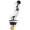 SOMATHERM FOR YOU - Collegamento cromato eccentrico scanalatura 22 millimetri - M20 / 27 - il dado fino a flangia 14-15/21.