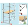 TRABATTELLO PONTEGGIO IMPALCATURA ALLUMINIO STEPUP HOBBY 116x80xH152CM CON RUOTE