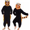 Funziez! Silver Lilly - Pigiama unisex per adulti, in peluche, costume da panda - multicolore - X-Large