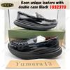 KEEN Mocassini unici con doppia custodia neri 1032370 taglia uomo