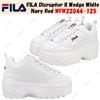 FILA Zeppa FILA Disruptor II bianca rossa navy WFW22044-125 taglia uomo