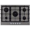 ELLECI Piano Cottura a gas 5 Fuochi 75 cm Grigio Colomba PKPP75193CS