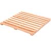 Eurobrico PEDANA DOCCIA ANTISCIVOLO IN LEGNO - DIM. 60X60 CM
