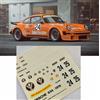 FDS TOPMODEL decals slot porsche 934 Turbo 1976 JAGERMEISTER n.24 25 1:43 scale car model
