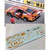 FDS TOPMODEL decals slot porsche 935 turbo le Mans 1978 Meccarillos 1:43 scale car model