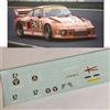 FDS TOPMODEL decals slot porsche 935 brands hatch1977n.52 jagermaister 1:43 scale car model