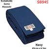 KUSAKURA Sumo Wrestling Mawashi Cintura Loincloth Uniform Navy SB945 4,5 m GI...