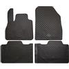 Cora Set 4 Tappetini Auto Gomma su Misura Per RENAULT Espace V JR 15>20, 20> 5 posti