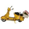 DynaSunArt Modello di moto DynaSun 2304S-1787 con cesto di fiori - modello di moto vintage