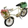 DynaSunArt Bicicletta vintage DynaSun 2304S-1763 con cesto di fiori in stile vintage retrò