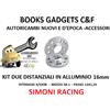 Simoni Racing Kit 2 Distanziali in Alluminio 16mm Compatibile con Fiat 127 Simoni Racing