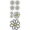 Simoni Racing Kit 8 Adesivi Stickers Prespaziato Margherite Daisy Simoni Racing