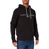 Non applicabile (TG. XXL) Tommy Hilfiger Tommy Logo Hoody Felpa, Nero (Jet Black Base), XXL Uomo