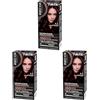 Syoss by Palette Colorazione Permanente 4-2 Castano Mogano, Colorazione capelli permanente con Cheratina, per 100% copertura dei capelli bianchi e fino a 100 giorni di colore intenso (Confezione da 3)