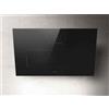 Elica Cappa Cucina 85 cm Aspirante a Parete Nero BLOOM BL MAT/A/85