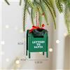 Lettere a Babbo Natale, decorazione da appendere alla cassetta della posta