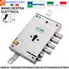 MOTTURA Serratura Elettrica Per Porta Blindata Cilindro Europeo MOTTURA Ad Applicare DX